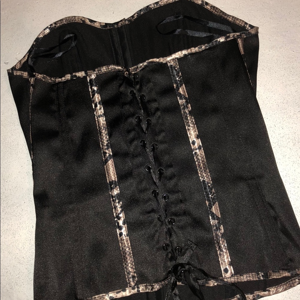 Lace up corset top